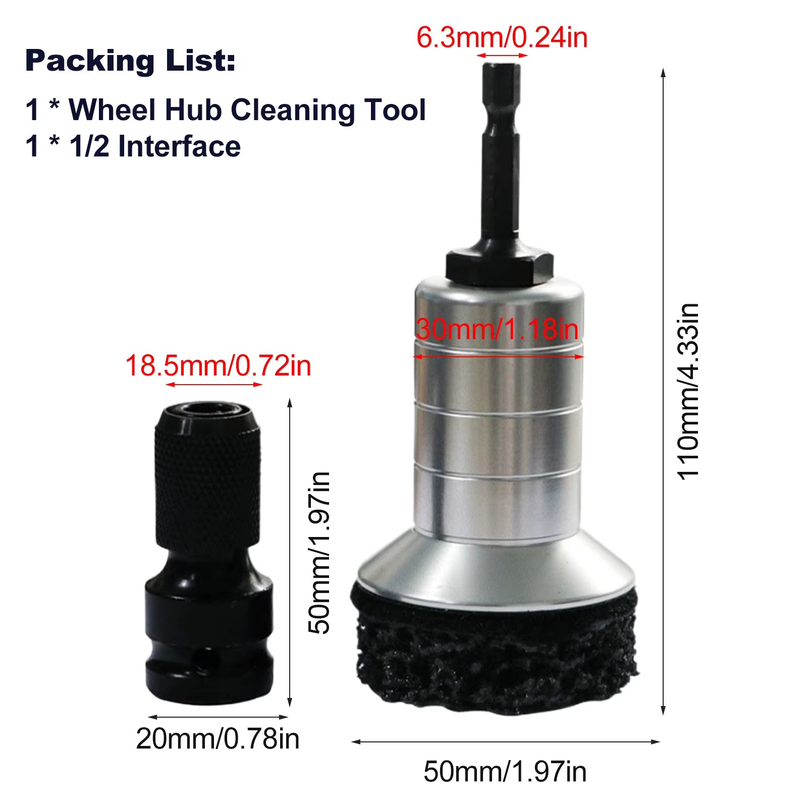 Cepillo Profesional Desoxidante para Ruedas