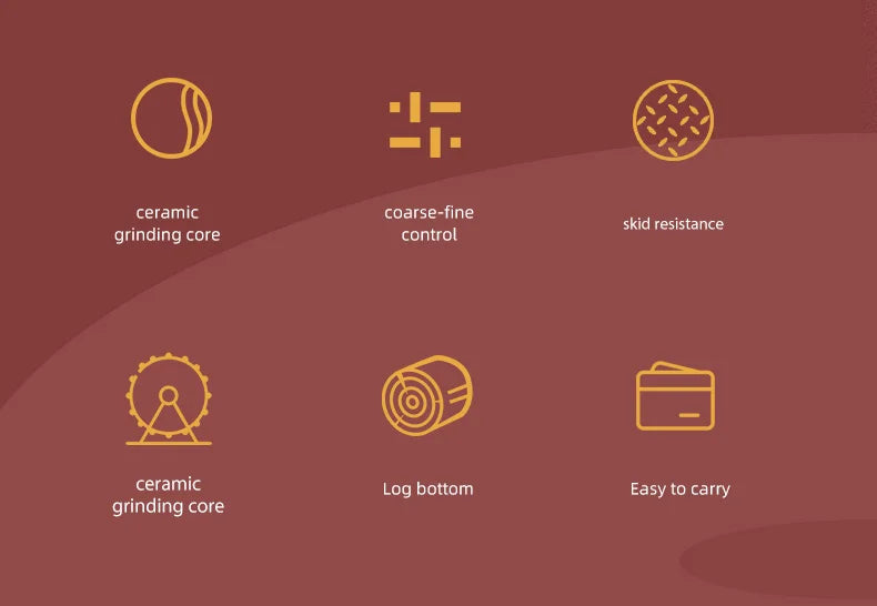 Molinillo de Café Manual Retro